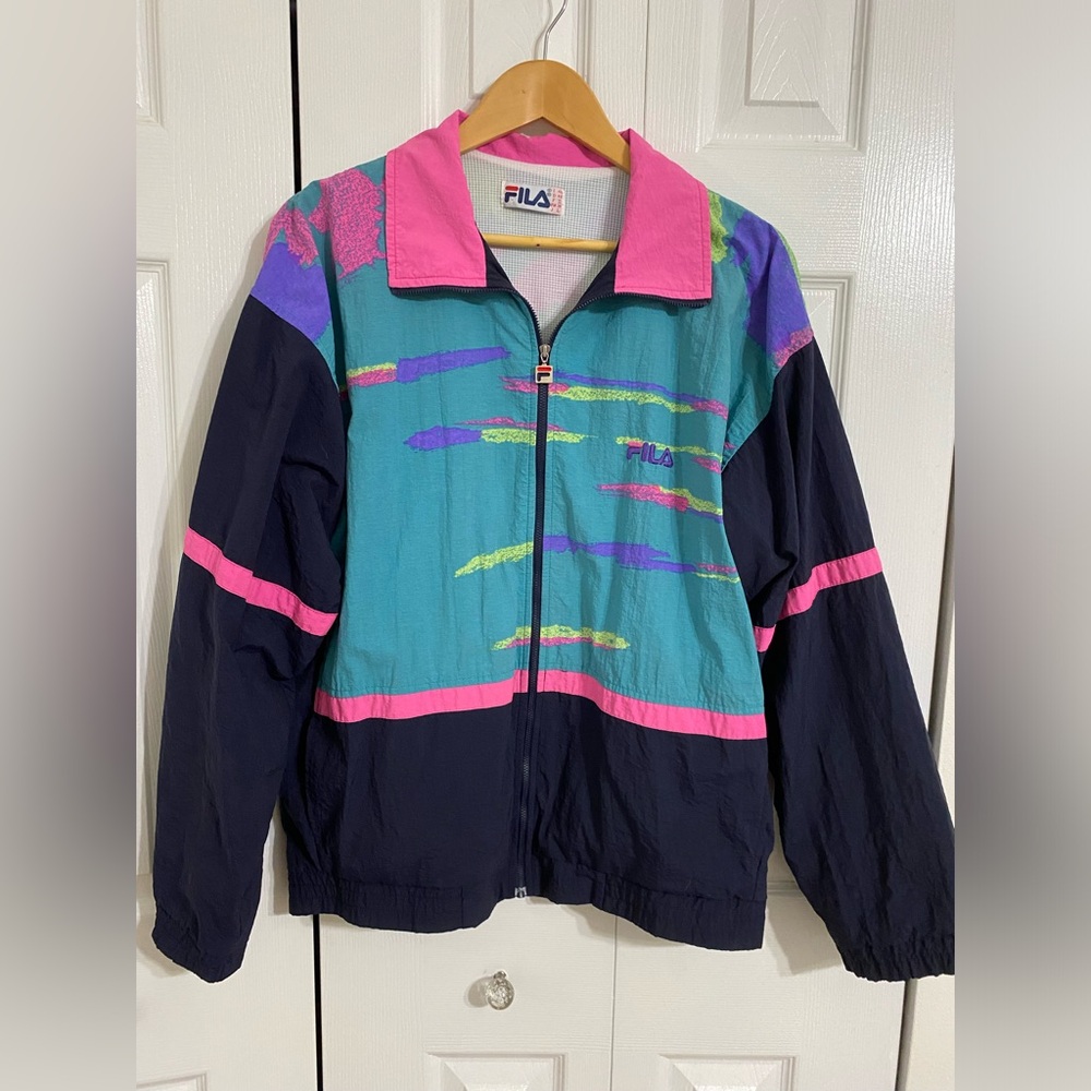 Vintage 90s Fila windbreaker jacket
